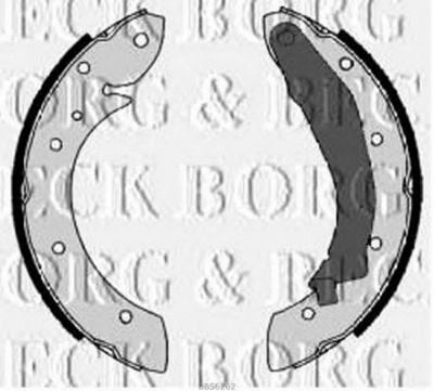 BORG & BECK bbs6262 -  Комплект тормозных колодок
